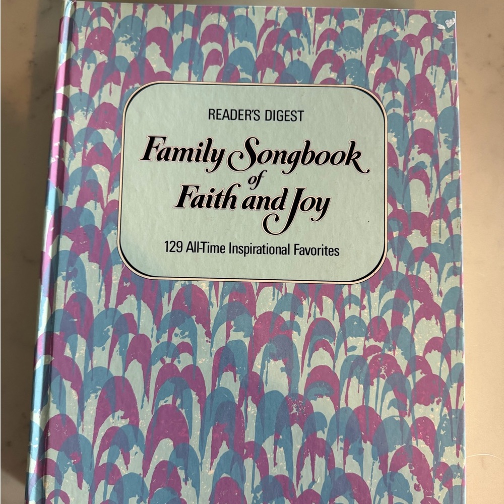 Reader's Digest Family Songbook of Faith and Joy vintage sheet music